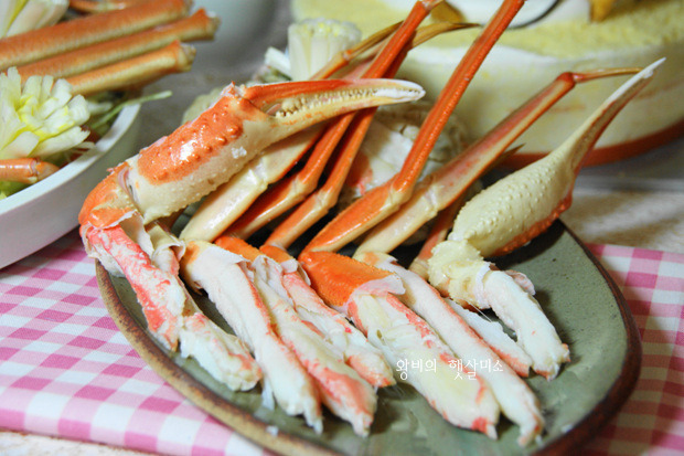 피부미용 스트레스에 좋은 대게 맛있는 대게찜