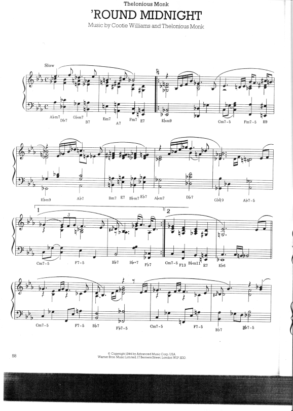 Thelonious Monk Round Midnight Thelonious Monk Round Midnight
