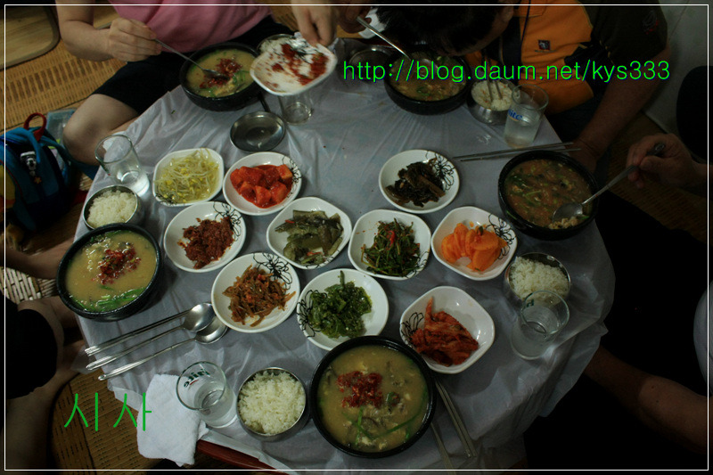 <진도맛집> 진도 굴포식당 복탕...2012. 8.31일