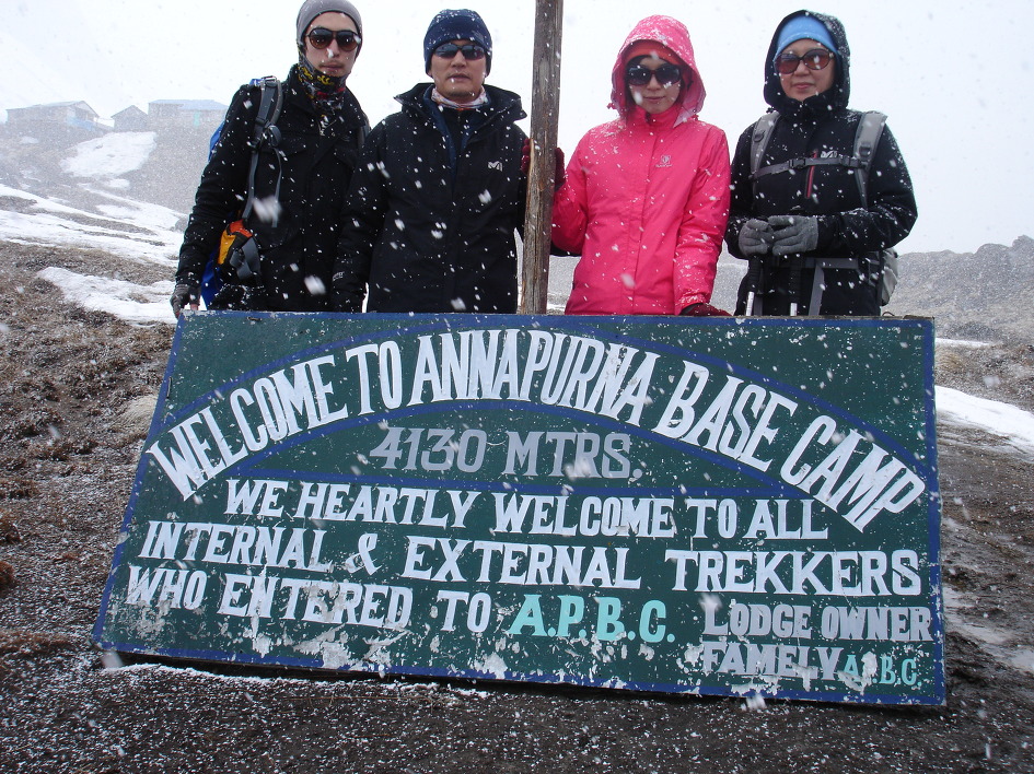 히말라야, 안나푸르나 베이스캠프 (ABC) 정복!!
