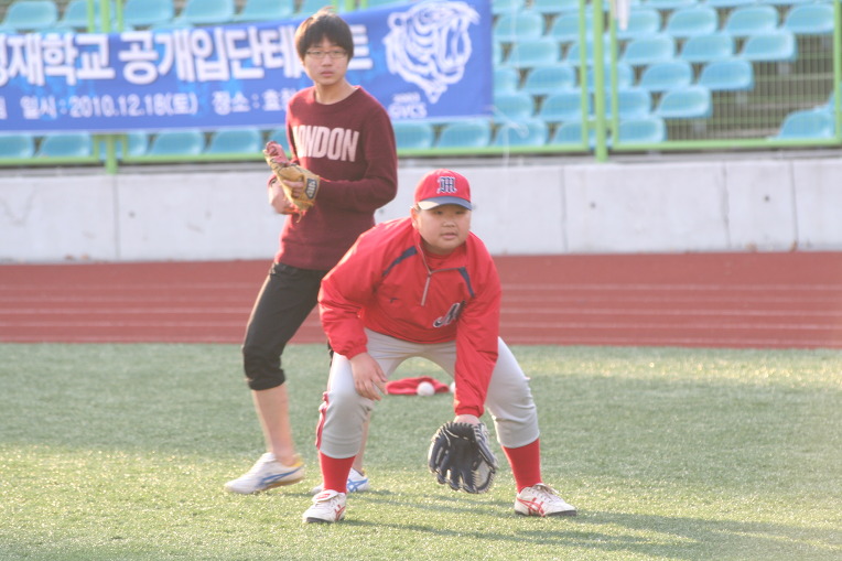 야구 공개 테스트