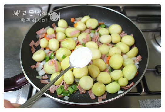 햇감자로 만들어 드세요~~