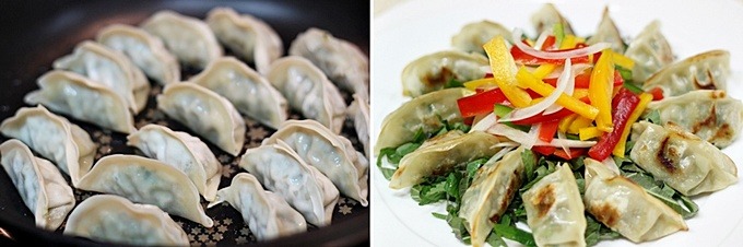 비빔만두