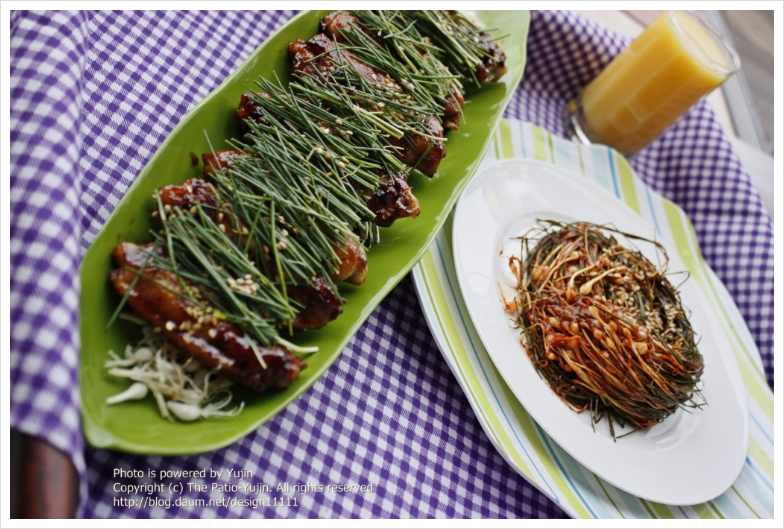 봄에만 맛보는 별미, 파닭 말고 달래 닭~