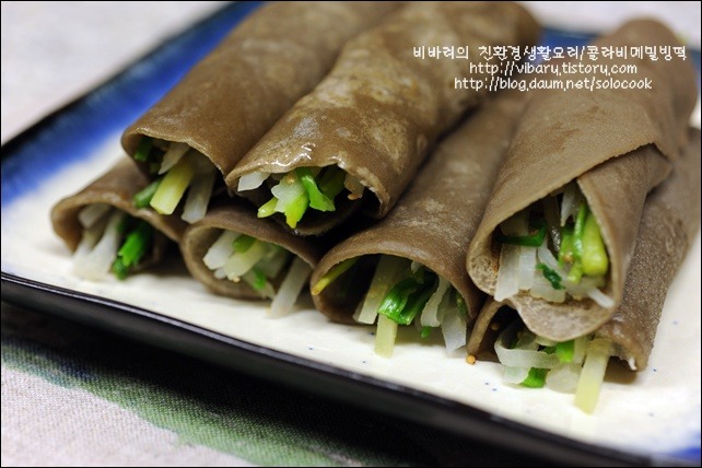 제주도의 특별음식 콜라비메밀빙떡과 옥돔구이