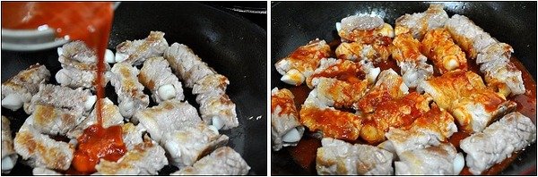 반찬되고 안주되는 삼겹살 떡말이