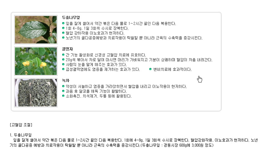 두충나무잎차