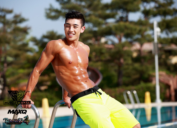 '2017머슬마니아 설악워터피아 화보촬영, 스포츠모델 그랑프리 김정후선수