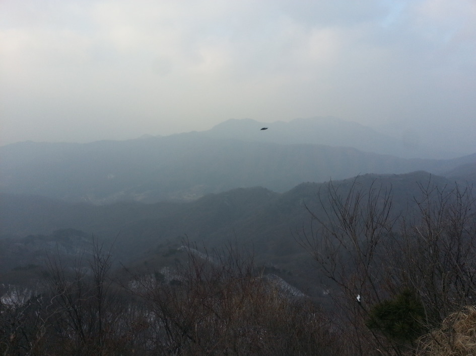 아듀~~~ 해넘이 산행 천마산(812m)에서...