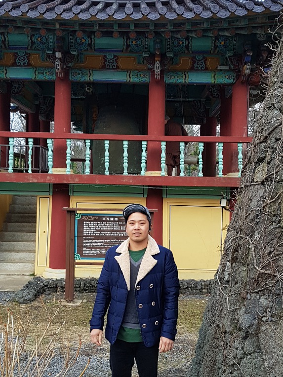 한라산 관음사로 필리핀(Philippines)에서온 Ricky Alilic와 사찰(Temple)순례