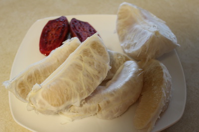 기분에 따라 딸려 온 과일의 맛