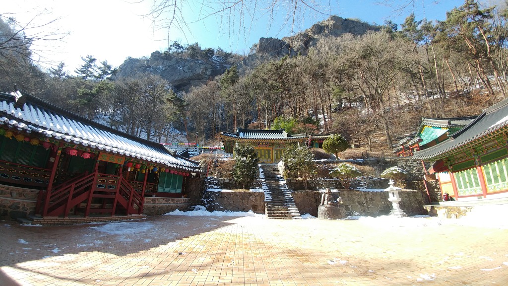 눈온후 금오산 산행
