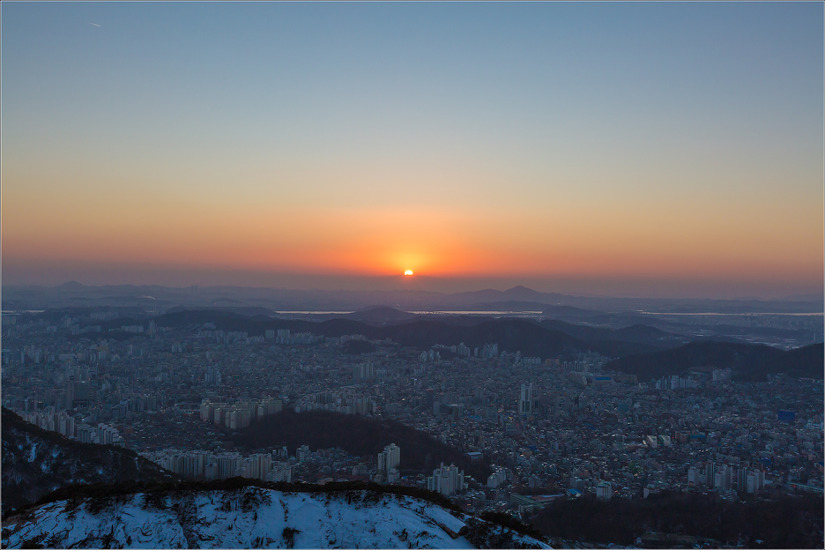 2017.12.31 삼각산 송년 해넘이 산길